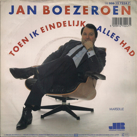 Jan Boezeroen - Toen Ik Eindelijk Alles Had 41231