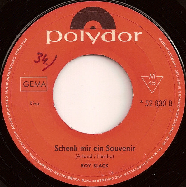 Roy Black - Meine Liebe Zu Dir 32741 Vinyl Singles VINYLSINGLES.NL
