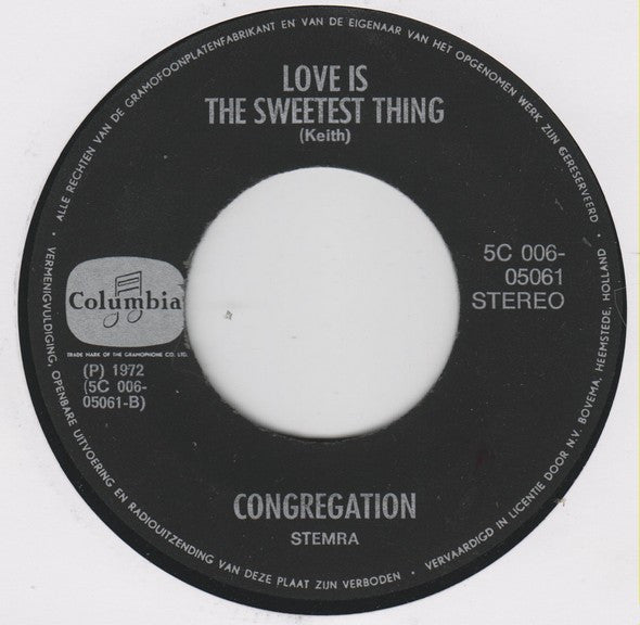 Congregation - Jesahel 17978 Vinyl Singles VINYLSINGLES.NL
