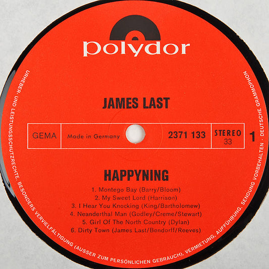 James Last - Happyning (LP) Vinyl LP Vinyl Zeer Goed / Hoesje Goed "VINYLSINGLES.NL"