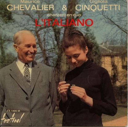 Maurice Chevalier & Gigliola Cinquetti - Chantent En Duo L'Italiano (EP) 29310 Vinyl Singles EP Goede Staat