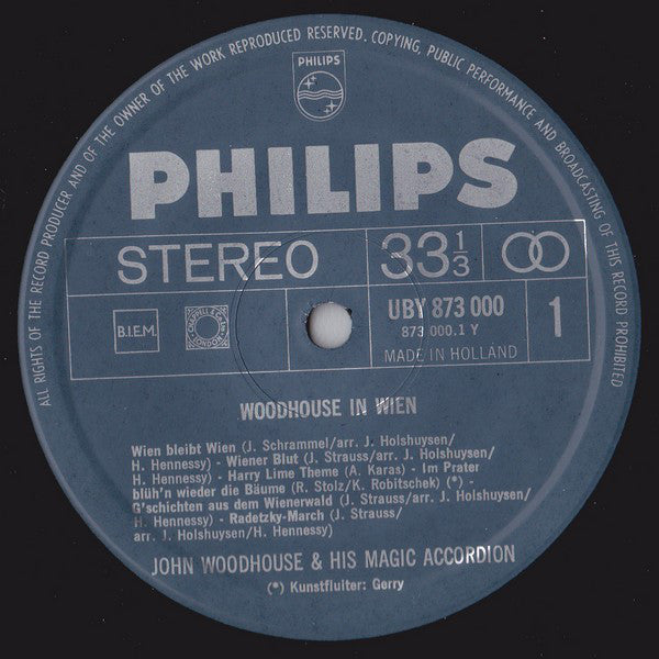 John Woodhouse - Woodhouse In Wien (LP) 41134 Vinyl LP VINYLSINGLES.NL