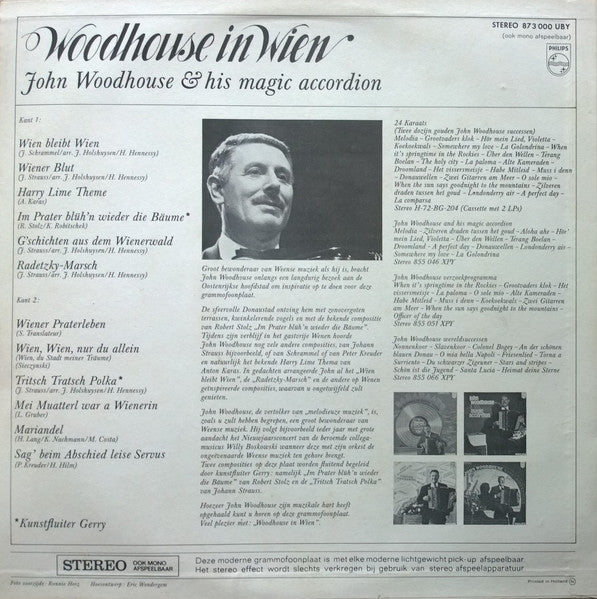 John Woodhouse - Woodhouse In Wien (LP) 41134 Vinyl LP VINYLSINGLES.NL