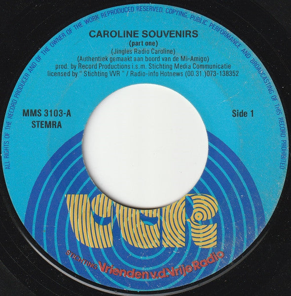 Unknown Artist- Caroline Souvenirs 15897 Vinyl Singles Goede Staat