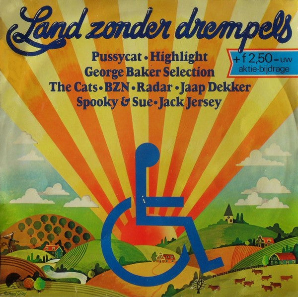 Various - Land Zonder Drempels (LP) 42938 Vinyl LP Goede Staat