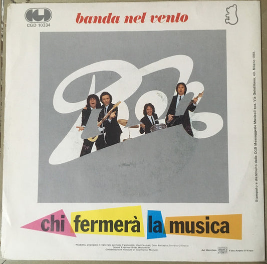 Pooh - Chi Fermera La Musica Vinyl Singles Vinyl Zeer Goed / Hoesje Goed "VINYLSINGLES.NL"