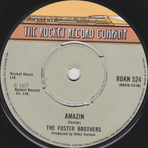 Foster Brothers - Count Me Out Vinyl Singles Media VG+ \ Sleeve G+
