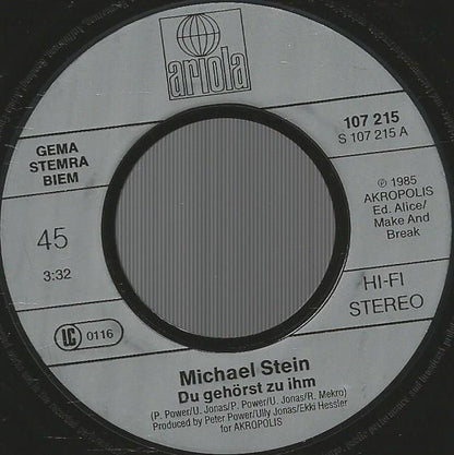 Michael Stein - Du Gehörst Zu Ihm 21656 Vinyl Singles Goede Staat