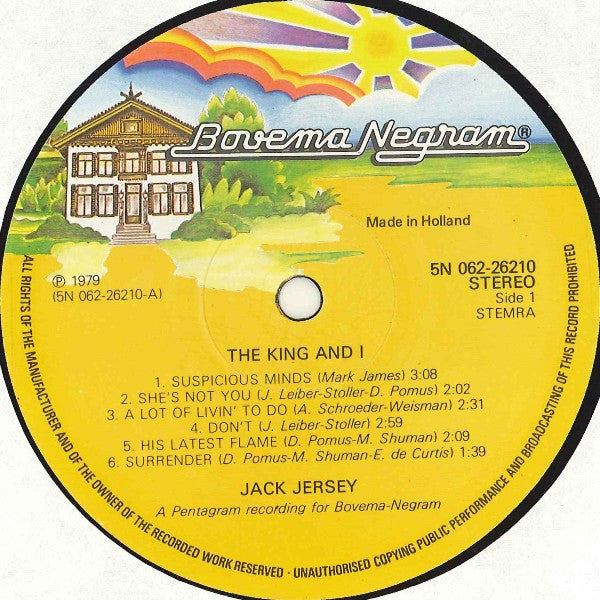 Jack Jersey - The King And I (LP) 48338 41046 48181 49515 Vinyl LP VINYLSINGLES.NL