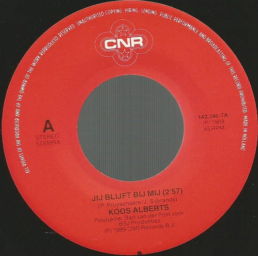 Koos Alberts - Jij Blijft Bij Mij