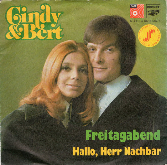 Cindy & Bert - Freitagabend 27690 Vinyl Singles Goede Staat