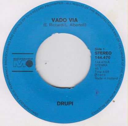 Drupi - Vado Via 16429 34494 Vinyl Singles VINYLSINGLES.NL