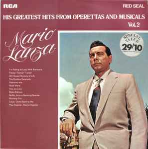 Mario Lanza - His Greatest Hits From Operettas And Musicals Vol. 2 (LP) 41361 Vinyl LP Goede Staat