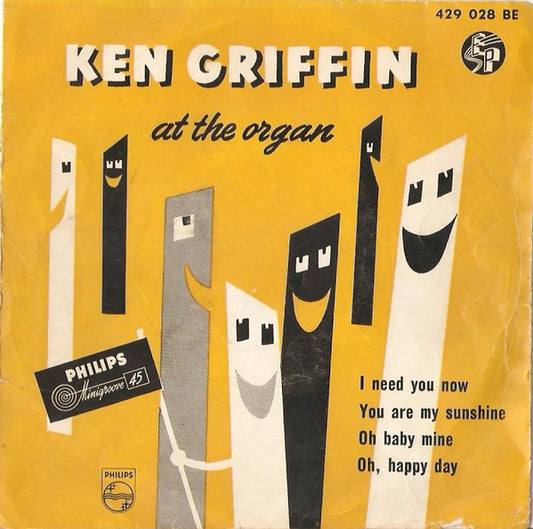 Ken Griffin - I Need You Now (EP) 01162 Vinyl Singles EP Hoes: Generic