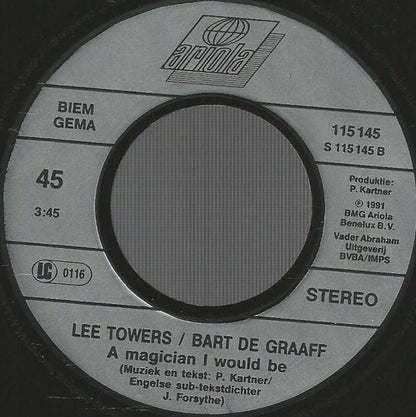 Lee Towers & Bart De Graaff - Ik Wou Dat Ik Voor Één Keer In M'n Leven 34943 Vinyl Singles VINYLSINGLES.NL