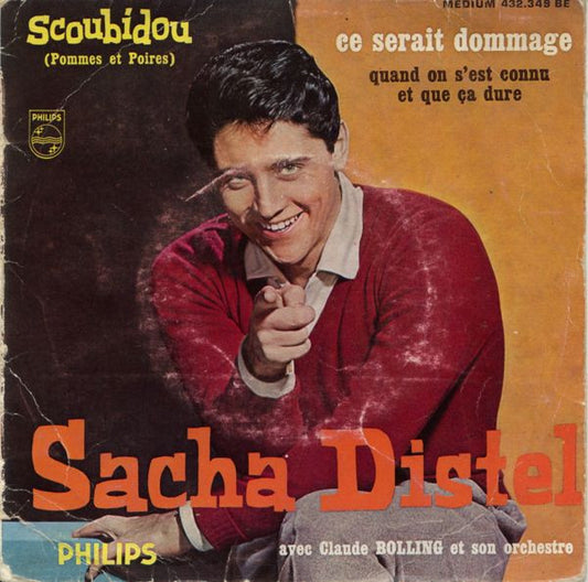Sacha Distel Avec Claude Bolling Et Son Orchestre - Scoubidou (EP) 31251 Vinyl Singles EP VINYLSINGLES.NL