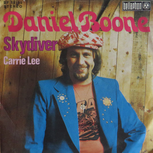 Daniel Boone - Skydiver Vinyl Singles Vinyl Very Good (VG) <br> Hoes Good Plus (G+)