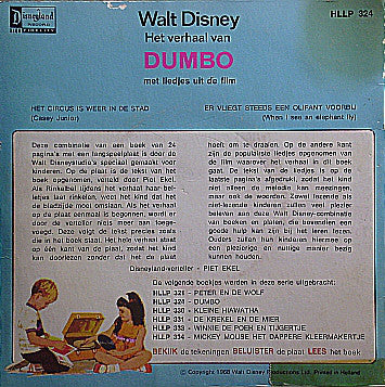 Walt Disney - Het Verhaal Van Dumbo 19177 Vinyl Singles Goede Staat