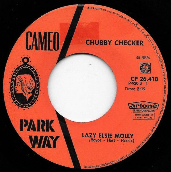 Chubby Checker - Lazy Elsie Molly 31080 Vinyl Singles Goede Staat