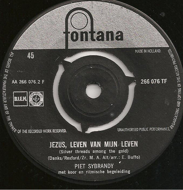 Piet Sybrandy - Het Ruw' Houten Kruis Vinyl Singles VINYLSINGLES.NL