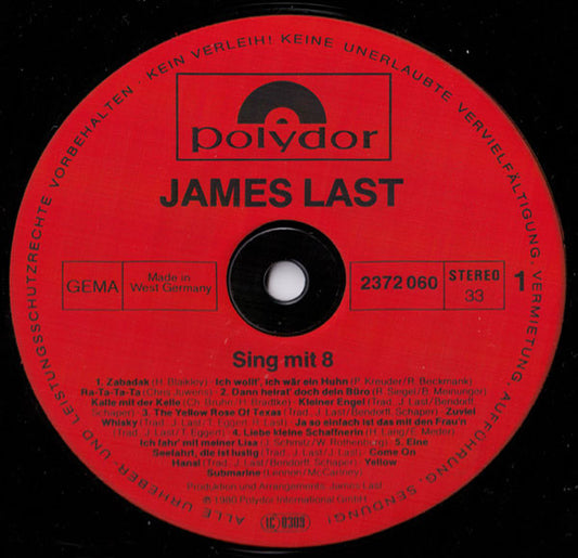 James Last - Sing Mit * - ... Und Ab Geht Die Feuerwehr! (LP) Vinyl LP Vinyl Zeer Goed / Hoesje Goed "VINYLSINGLES.NL"