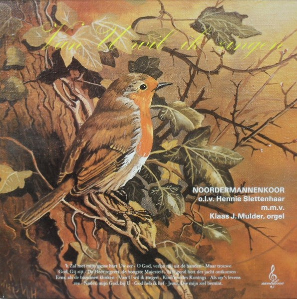 Noordermannenkoor - Van U Wil Ik Zingen (LP) 44423 Vinyl LP VINYLSINGLES.NL
