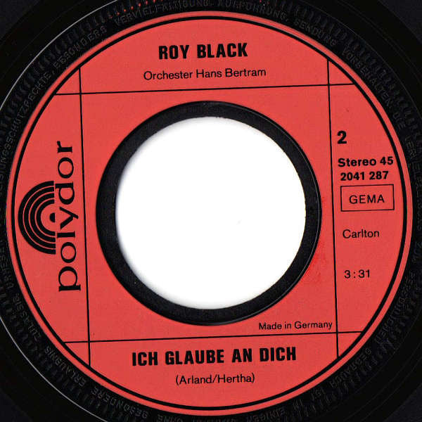 Roy Black - Träume In Samt Und Seide Vinyl Singles Vinyl Very Good (VG) <br> Hoes Good Plus (G+)