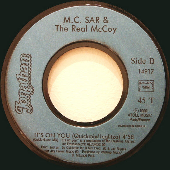 Mc Sar & The McCoy - It's On You Vinyl Singles VINYLSINGLES.NL