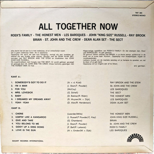Various - All Together Now (LP) Vinyl LP Vinyl Zeer Goed / Hoesje Goed "VINYLSINGLES.NL"