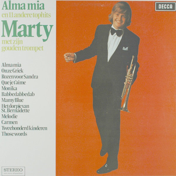 Marty - Alma Mia En 11 Andere Tophits (LP) 46063 Vinyl LP Goede Staat