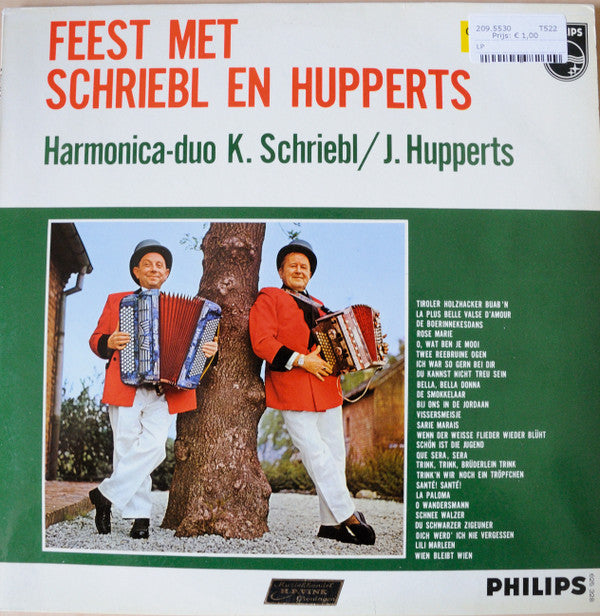 Harmonica-Duo K. Schriebl/J. Hupperts - Feest Met Schriebl En Hupperts (LP) 46984 Vinyl LP VINYLSINGLES.NL