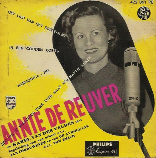 Annie de Reuver En Karel van der Velden - Het Lied Van Het Pierement (EP) 11308 Vinyl Singles EP VINYLSINGLES.NL