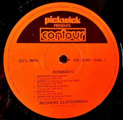 Richard Clayderman - Romantic (LP) 42892 Vinyl LP VINYLSINGLES.NL