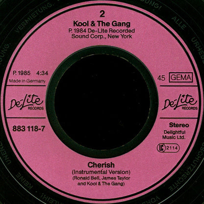 Kool & The Gang - Cherish 35894 Vinyl Singles Goede Staat