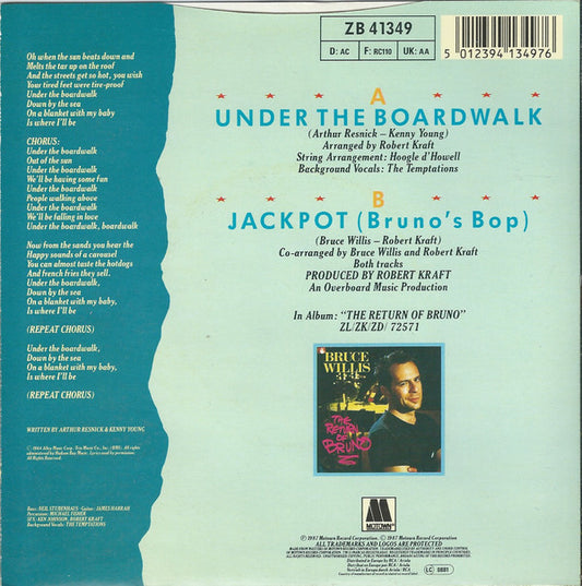 Bruce Willis - Under The Boardwalk 29087 Vinyl Singles Vinyl Zeer Goed / Hoesje Goed "VINYLSINGLES.NL"