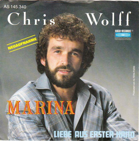 Chris Wolff - Marina 21394 Vinyl Singles Goede Staat