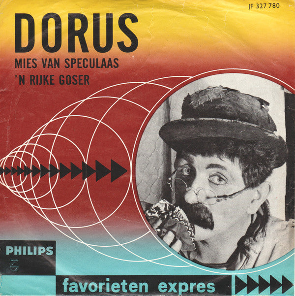 Dorus - Mies Van Speculaas Vinyl Singles Vinyl Very Good (VG) <br> Hoes Good Plus (G+)