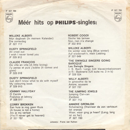 Dorus - Mies Van Speculaas Vinyl Singles Vinyl Very Good (VG) <br> Hoes Good Plus (G+)