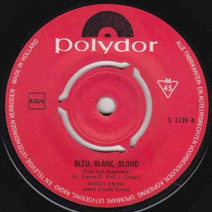 Marcel Amont - Blue Blanc Blond Vinyl Singles VINYLSINGLES.NL