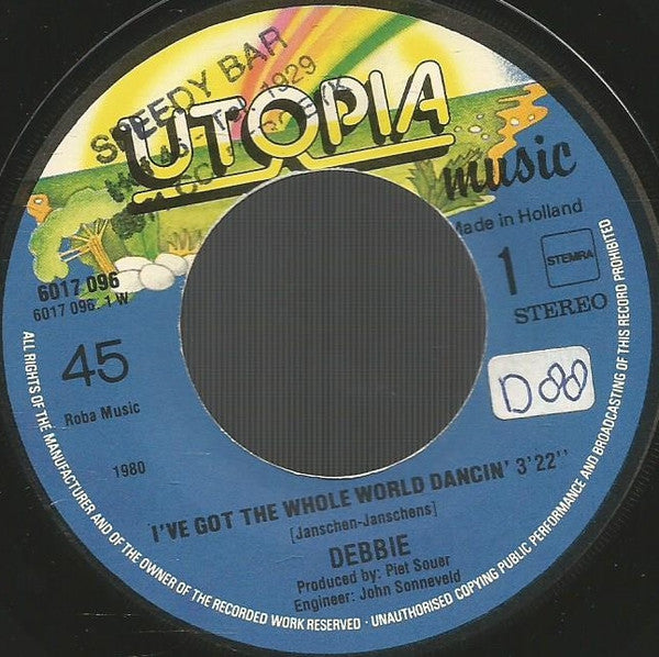 Debbie - (I've Got) The Whole World Dancing Vinyl Singles VINYLSINGLES.NL