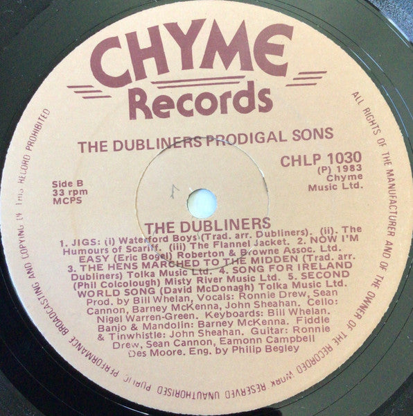 Dubliners - Prodigal Sons (LP) 46579 Vinyl LP Goede Staat