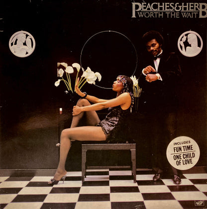 Peaches & Herb - Worth The Wait (LP) Vinyl LP Vinyl Very Good (VG) <br> Hoes Good Plus (G+)
