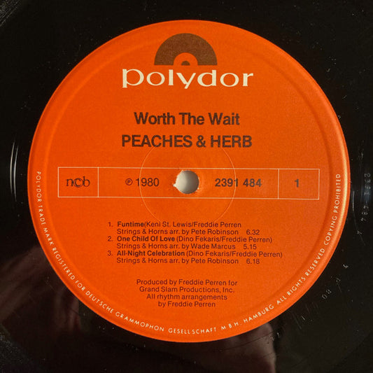 Peaches & Herb - Worth The Wait (LP)