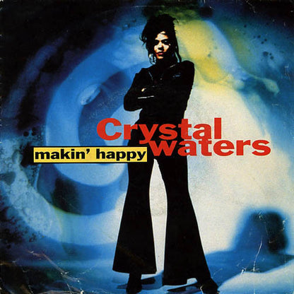 Crystal Waters - Makin Happy 12419 (B) Vinyl Singles Goede Staat