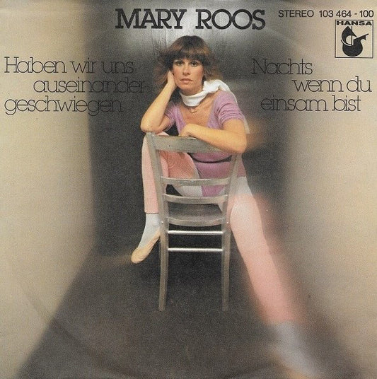 Mary Roos - Haben Wir Uns Auseinandergeschwiegen Vinyl Singles Vinyl Very Good (VG) <br> Hoes Good Plus (G+)