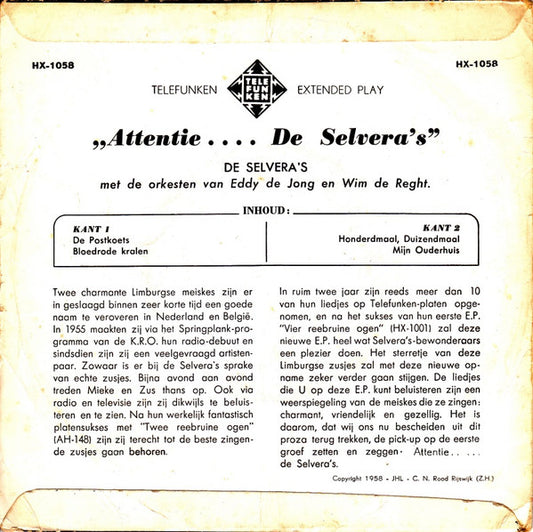 Selvera's - Attentie De Selvera's 43388