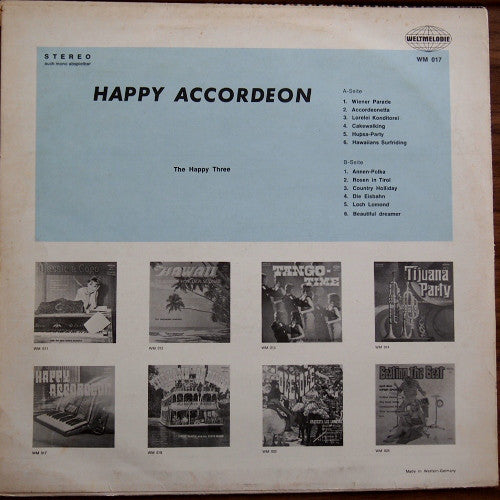 Happy Three - Happy Accordeon (LP) 41456 Vinyl LP VINYLSINGLES.NL