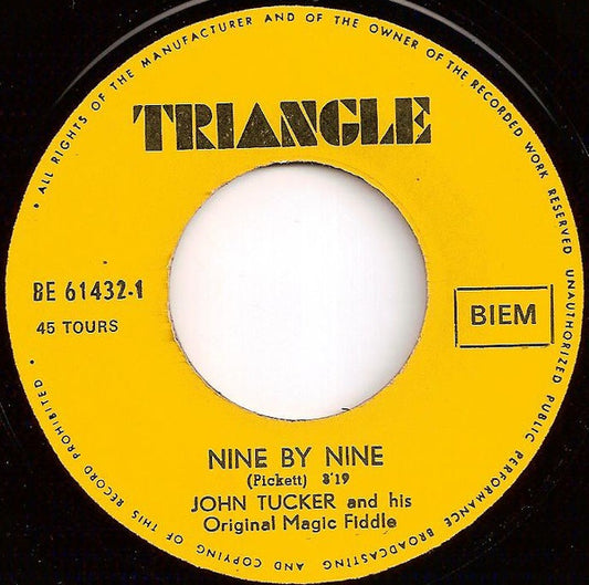 John Tucker - Nine By Nine 03621 Vinyl Singles VINYLSINGLES.NL