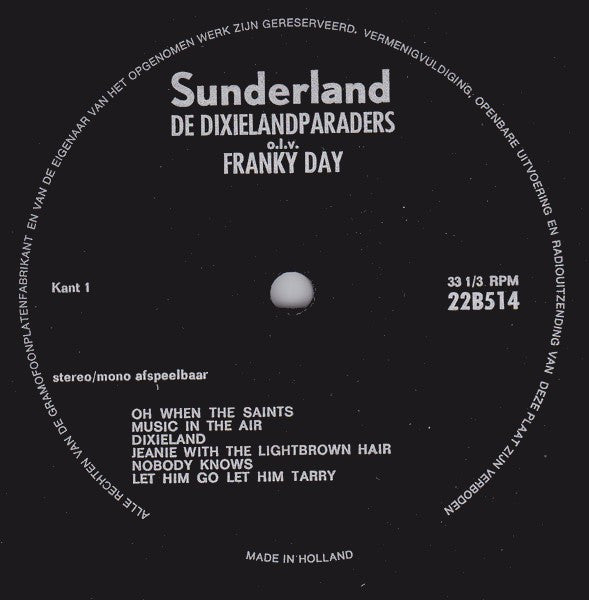 Dixielandparaders - De Dixielandparaders (LP) 49305 Vinyl LP VINYLSINGLES.NL