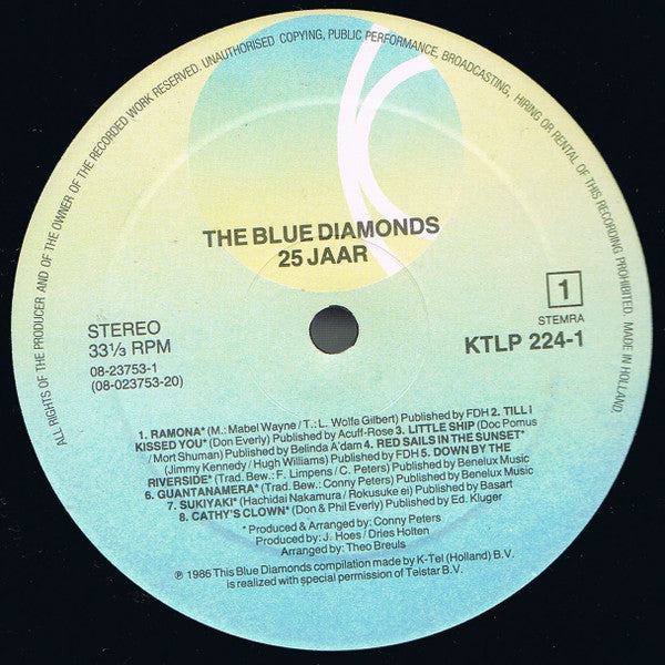 Blue Diamonds - 25 Jaar (LP) 48935 49062 Vinyl LP VINYLSINGLES.NL